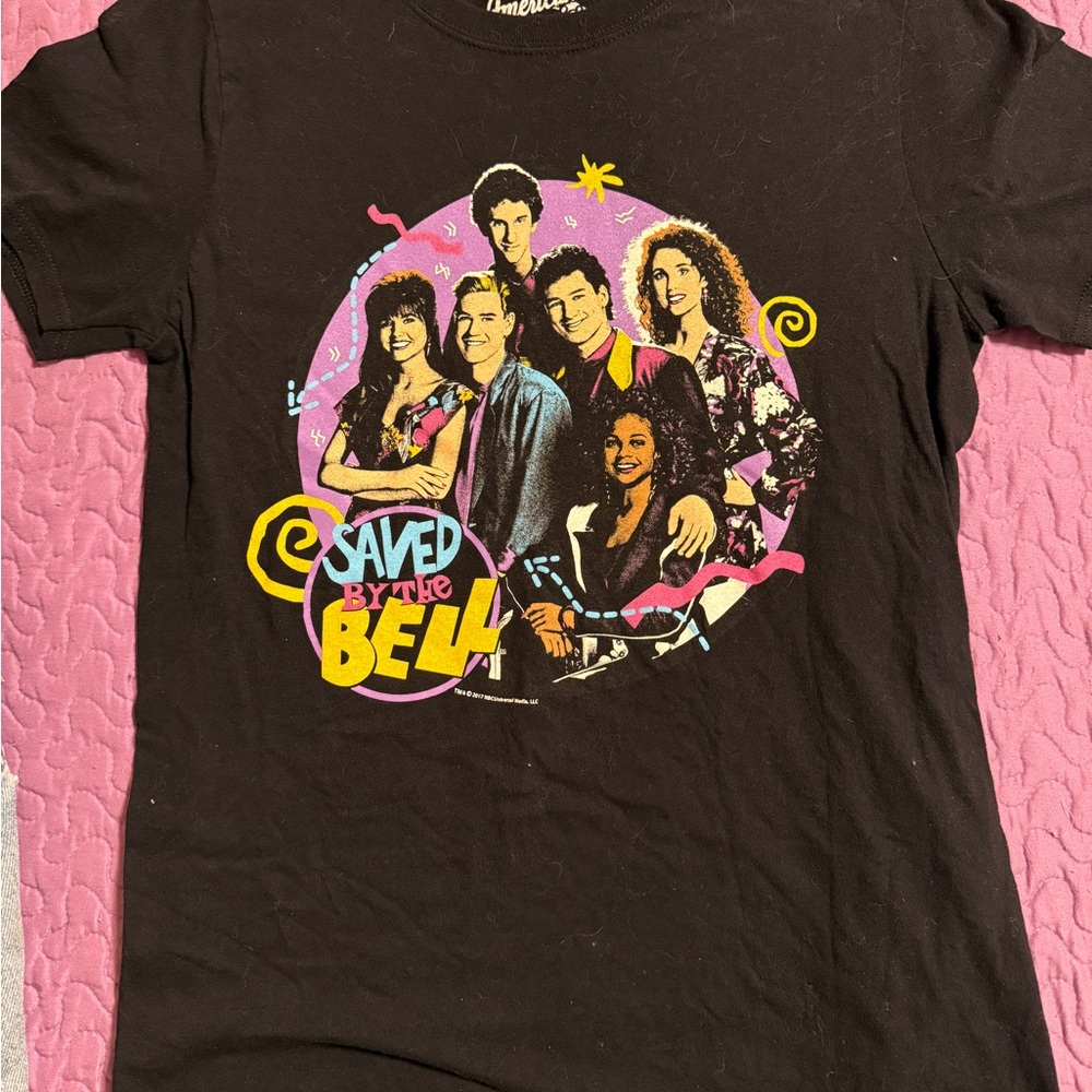 Saved by the Bell Black Graphic Tee